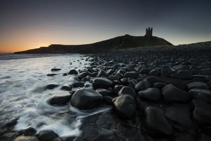 Framed Print : England, Northumberland, Embleton Bay