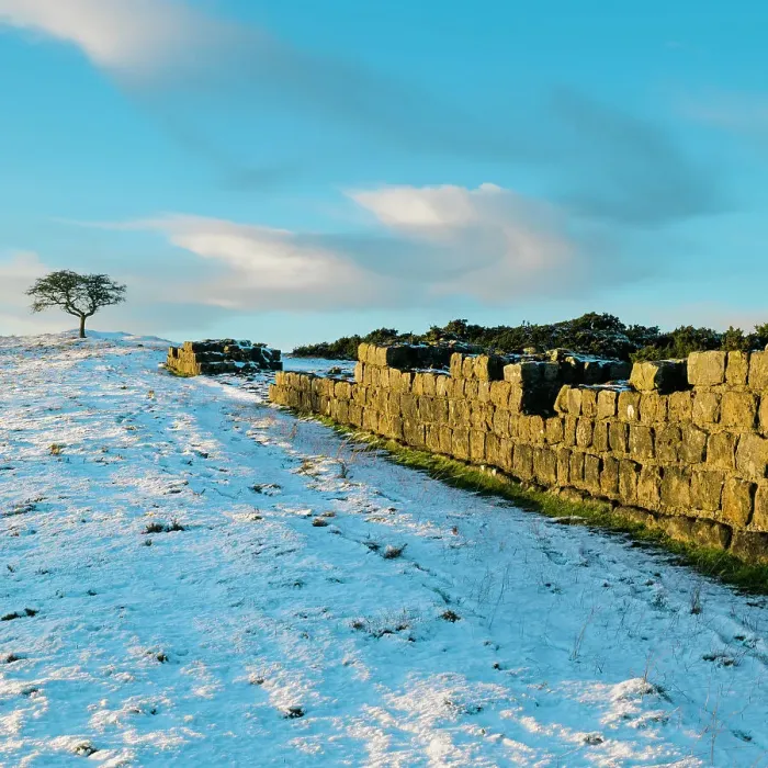 Framed Print : England, Northumberland National Park, Hadrian's Wall