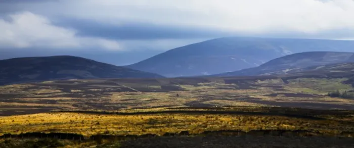 Framed Print : England, Northumberland, Northumberland National Park. The Cheviot and other typical landscape encountered on the St Cuthberts way track