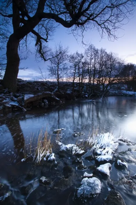 Framed Print : England, Northumberland, Northumberland National Park. The River Rede near the village of Otterburn