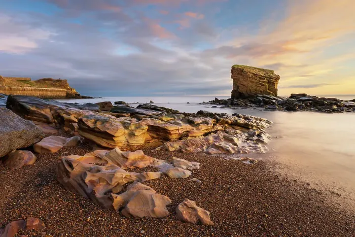 Framed Print : England, Northumberland, Seaton Sluice