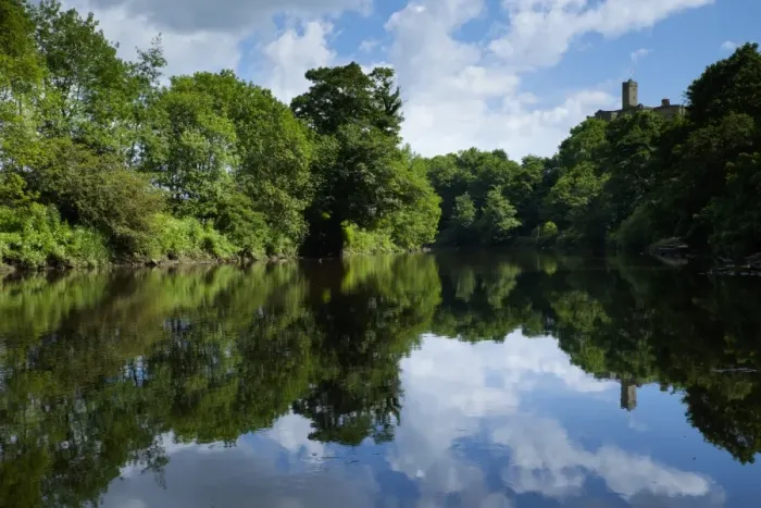 Framed Print : England, Northumberland, Warkworth