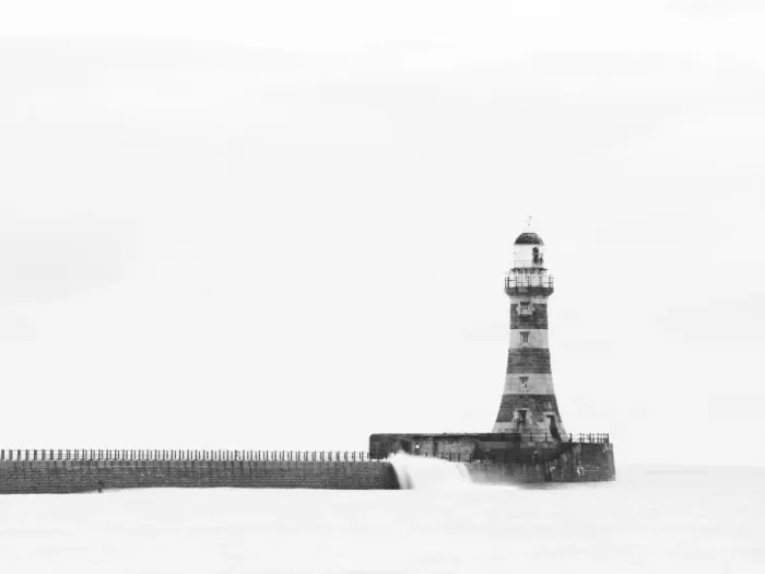 Framed Print : England, Tyne and Wear, Roker Pier