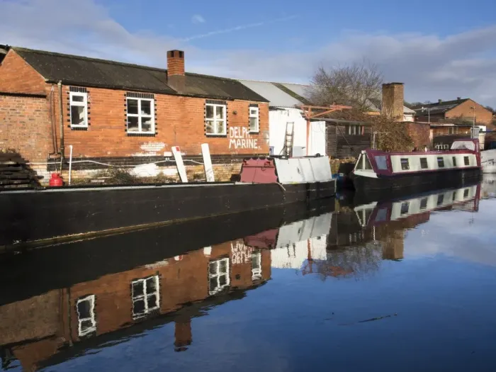 Framed Print : England, West Midlands, Stourbridge Canal