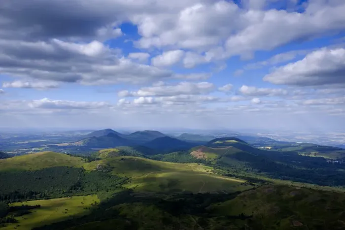 Framed Print : France, Auvergne, Regional Nature Park of the Volcanoes of Auvergne Framed Print : France, Auvergne, Regional Nature Park of the Volcanoes of Auvergne