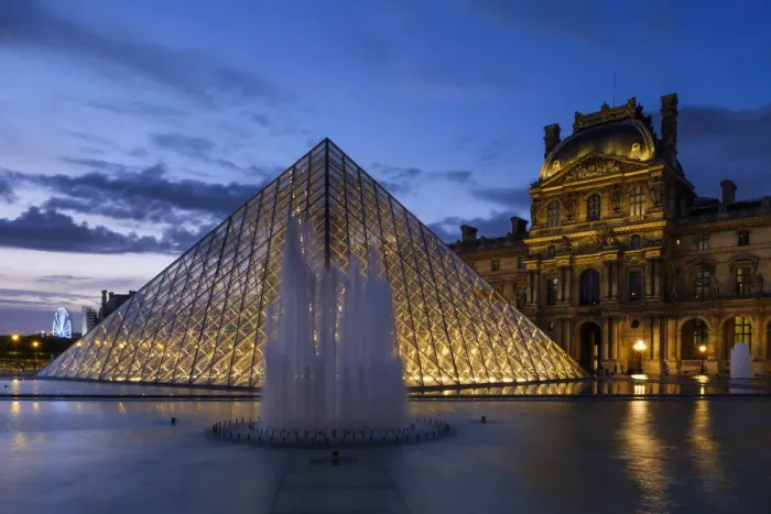 Framed Print : France, Paris, Louvre Museum