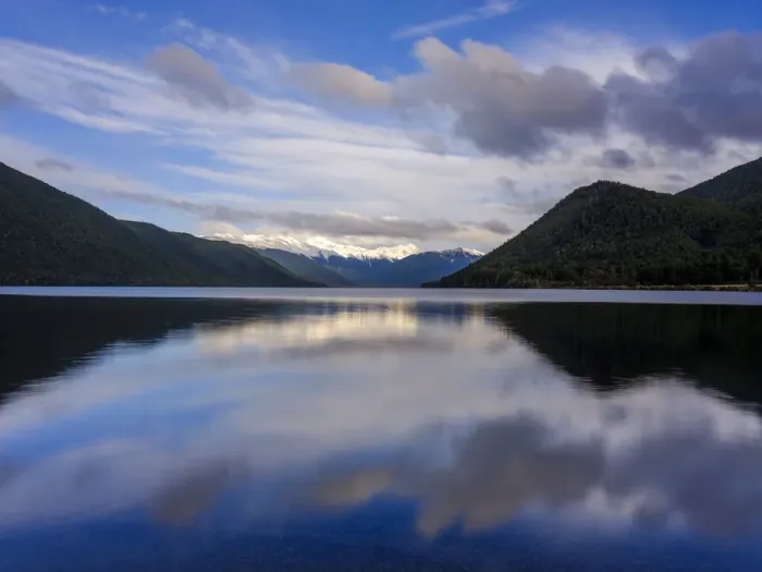Framed Print : New Zealand, South Island, Nelson Lakes National Park