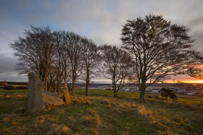 Framed Print : Scotland, Aberdeenshire, Tyrebagger Stone Circle