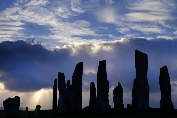 Framed Print : Scotland, The Isle of Lewis, Callanish Stone Circle