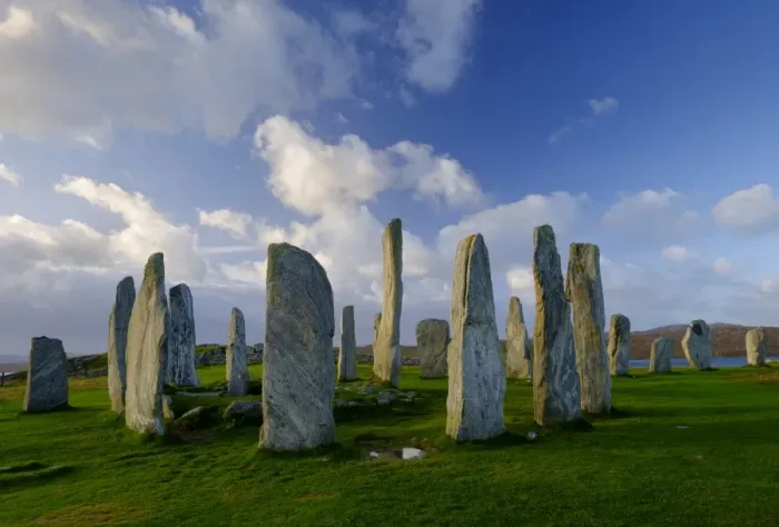 Framed Print : Scotland, The Isle of Lewis, Callanish Stone Circle