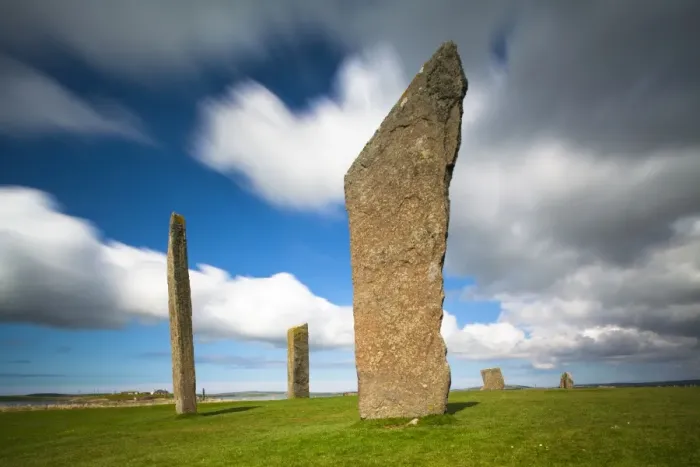 Framed Print : Scotland, Orkney Islands, Standing Stones of Stenness