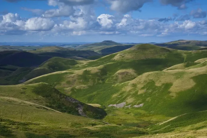 Framed Print : Scotland, Scottish Borders, English Border  /  Northumberland National Park