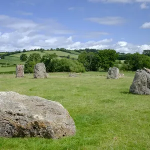 England, Somerset, Stanton Drew North East Stone Circle