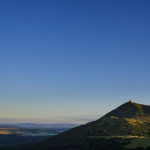 Auvergne Volcanoes Print - Lava Dome Landscape