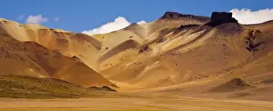 Bolivia Prints: Bolivia, Southern Altiplano, Painted Desert - A landscape that could have inspired Salvador Dhali in the Bolivian