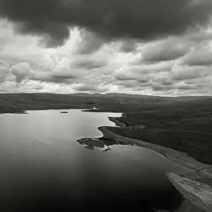 Hiking Prints: England, County Durham, Cow Green Reservoir