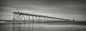 Coastline Prints: England, County Durham, Steetley Pier