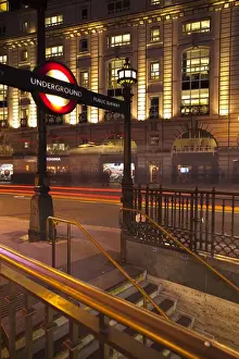 2012 Prints: England, London, Piccadilly Circus Underground Station