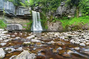 Cascade Prints: England, North Yorkshire, Yorkshire Dales National Park