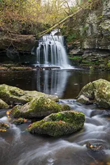 Cascade Prints: England, North Yorkshire, Yorkshire Dales National Park