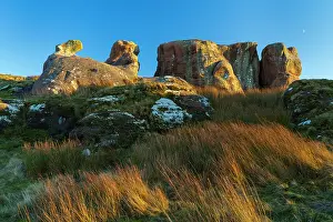 Walking Prints: England, Northumberland, Caller Crag & Boulders