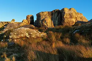 Walking Prints: England, Northumberland, Caller Crag & Boulders