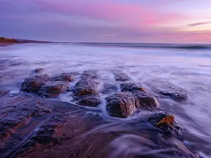 Water Prints: England, Northumberland, Cocklawburn Beach
