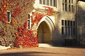 England, Northumberland, Cragside Gardens & Estate. Cragside house located within the gardens of the Cragside estate