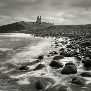 Water Prints: England, Northumberland, Dunstanburgh Castle