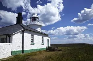 Heritage Coast Prints: England Northumberland Farne Islands A lighthouse on the Farne Islands