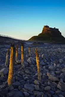 England, Northumberland, Lindisfarne / Holy Island. Lindisfarne Castle (National