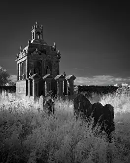 Church Prints: England, Northumberland, St Andrew's Church & the Hopper Mausoleum England