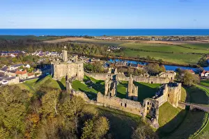 Protected Prints: England, Northumberland, Warkworth Castle