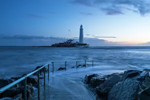 Light Prints: England, Tyne and Wear, St Mary's Island. England, Tyne and Wear, St Mary's Island