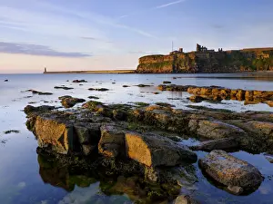 Colour Prints: Just after dawn earlier today at King Edwards Bay in Tynemouth