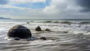 New Zealand, Otago, Moeraki Boulders