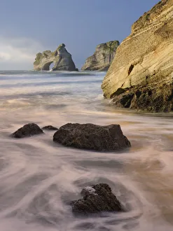 New Zealand, South Island, Wharariki Beach