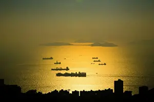 Sun Set Prints: Peoples Republic of China, Hong Kong Special Administrative Region, Hong Kong Island