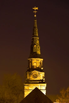 Scotland, Edinburgh, Edinburgh City. Spire of the Church of St. John the Evangelist