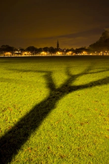 Scotland, Edinburgh, Edinburgh City. Originally a loch, the Meadows is now a large expanse of open greenery found near the centre of