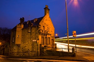 Scotland, Edinburgh, Edinburgh City. Old house on Dean Bridge. The Dean Bridge