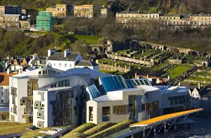 World Heritage Prints: Scotland, Edinburgh, Holyrood. Home of the Scottish Parliament