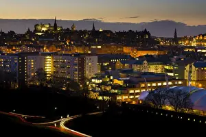 Edinburgh Illuminated Book Prints: Scotland, Edinburgh, Holyrood
