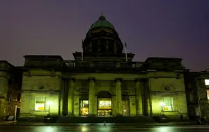 Edinburgh Illuminated Book Prints: Scotland, Edinburgh, New Town. Originally opened as a church in 1814