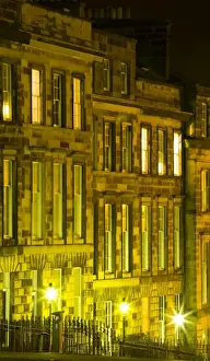 Scotland, Edinburgh, New Town. Typical Georgian architecture of buildings found in the New Town area