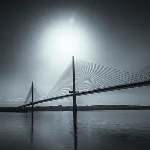 Bridge Prints: Scotland, Edinburgh, The Queensferry Crossing