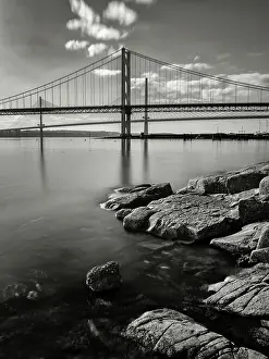 Bridge Prints: Scotland, Edinburgh, The Queensferry Crossing & Forth Road Bridge