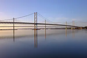 Bridge Prints: Scotland, Edinburgh, The Queensferry Crossing & Forth Road Bridge