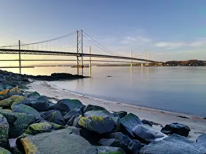 Bridge Prints: Scotland, Edinburgh, The Queensferry Crossing & Forth Road Bridge