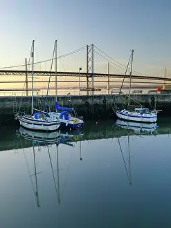 Bridge Prints: Scotland, Edinburgh, The Queensferry Crossing & Forth Road Bridge